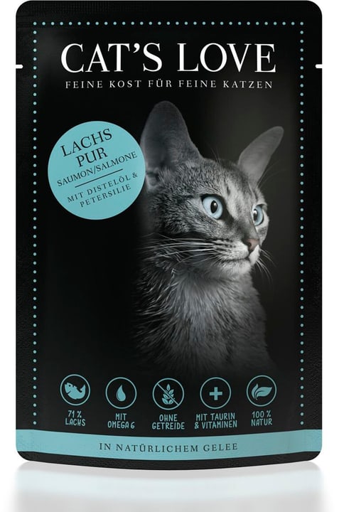 Image of Cats Love Lachs Pur Nassfutter
