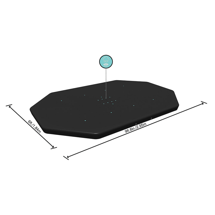 Image of Bestway Abdeckplane 305 x 200 cm, oval