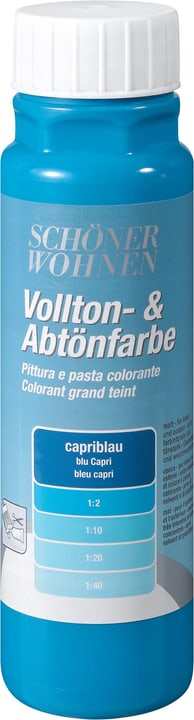 Image of Schöner Wohnen Vollton- und Abtönfarbe Capriblau 250 ml bei Do it + Garden von Migros