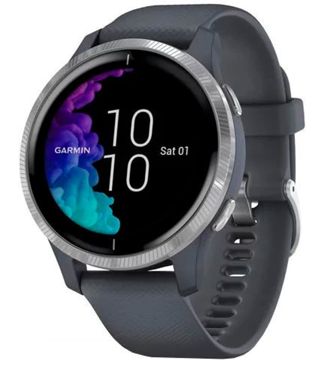 Garmin VENU Granit Bleu/Argent Smartwatch VENU Granit Bleu/Argent Smartwatch Garmin 785300149703 Photo no. 1