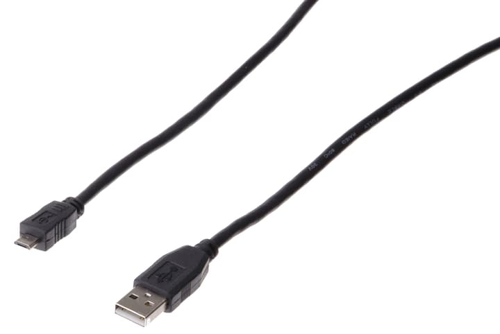 Image of Schwaiger USB Anschlusskabel 2.0 Typ A/Micro B 1 m USB-Kabel