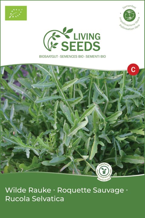 Image of Living Seeds Wilder Rucola Gemüsesamen