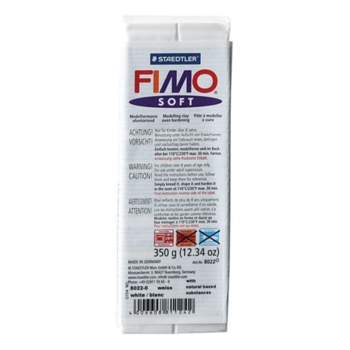 Fimo Soft grande bianco Soft grande bianco Fimo 665306500000 Colore Bianco N. figura 1