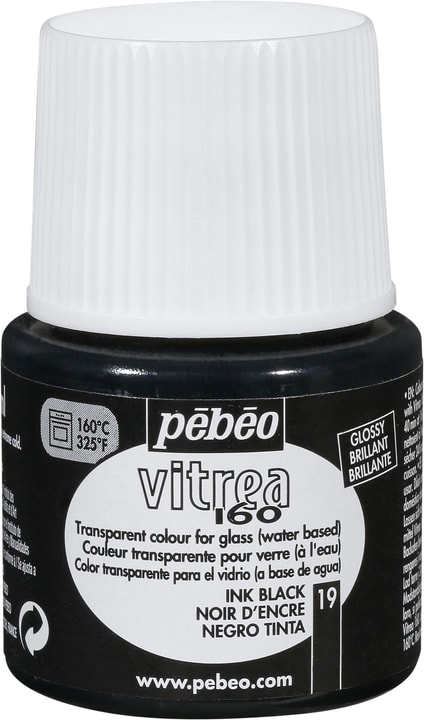 Image of Pébéo Vitrea 160 Glossy 19 Ink Black 45ml bei Do it + Garden von Migros