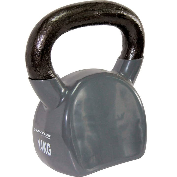 Image of Tunturi Vinyl Gusseisen Kettlebell Kettlebell schwarz