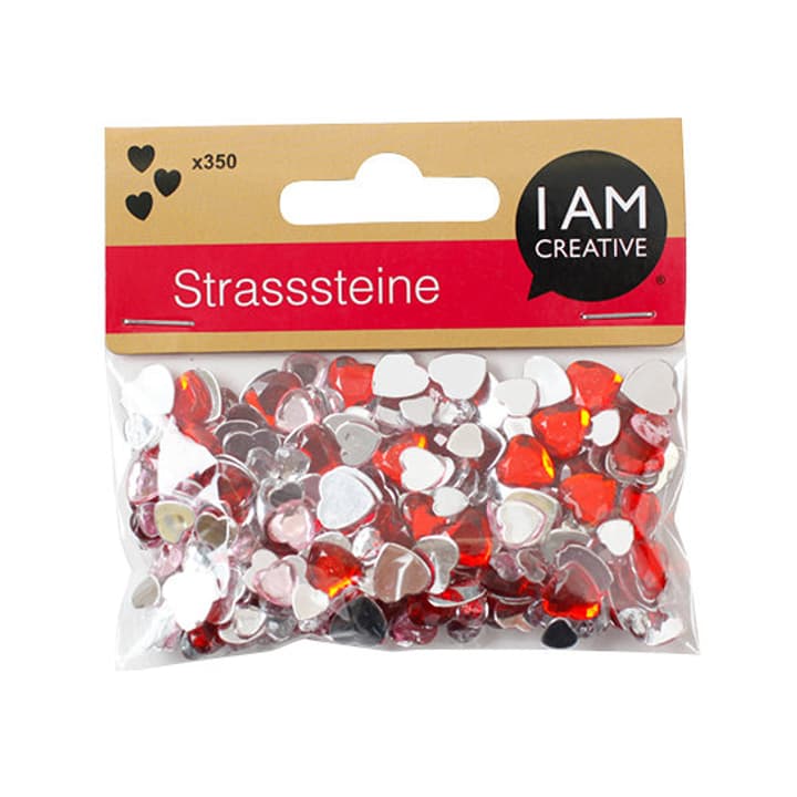 Image of I AM CREATIVE STRASSSTEINE,HERZ MIX Strasssteine