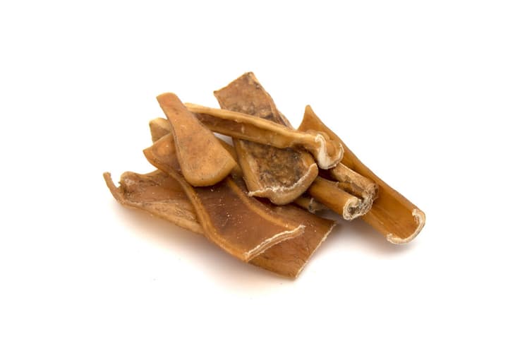Image of Edelbeiss Silber Rinderkopfhaut, 150g geräuchert & Frankreich Kauartikel