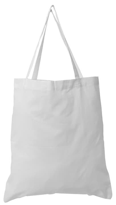 Image of I AM CREATIVE Tasche Kurzhenkel, Tote Bag, Stofftasche aus weisser Baumwolle zum Bemalen, Bedrucken und Verzieren, Weiss, 38 x 42 cm, 1 Stk. bei Do it + Garden von Migros