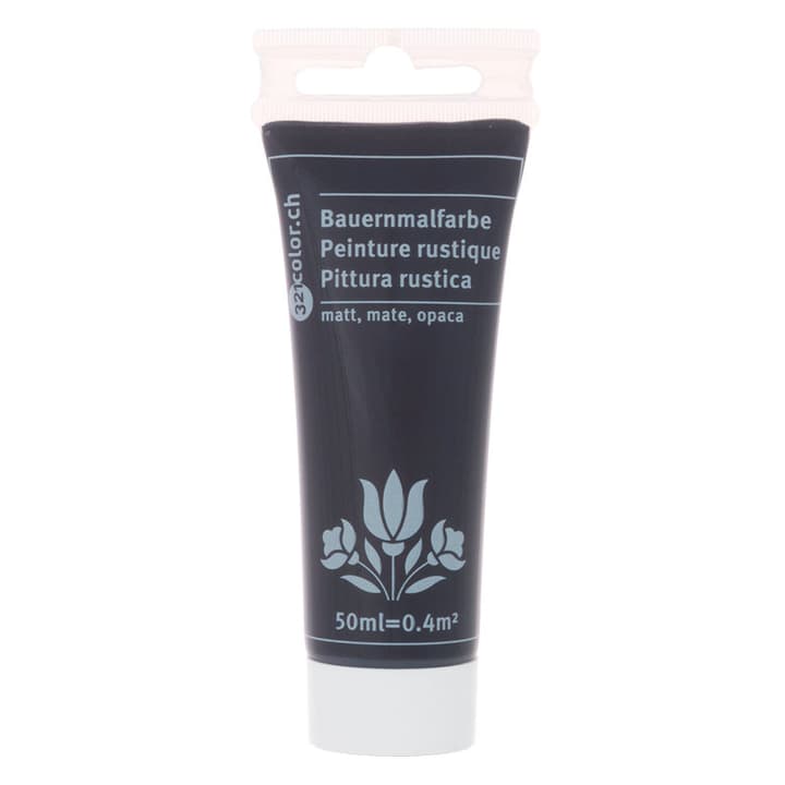 321Color Pittura rustica opaca 50ml Pittura rustica opaca 50ml 321Color 661409000000 Colore Nero N. figura 1