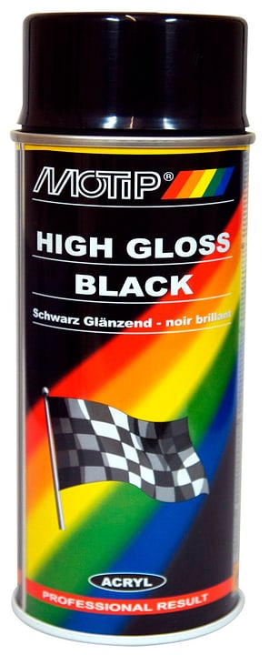 MOTIP Peinture rallye noir high gloss 150 ml Peinture aérosol Peinture rallye noir high gloss 150 ml Peinture aérosol MOTIP 620837800000 Photo no. 1