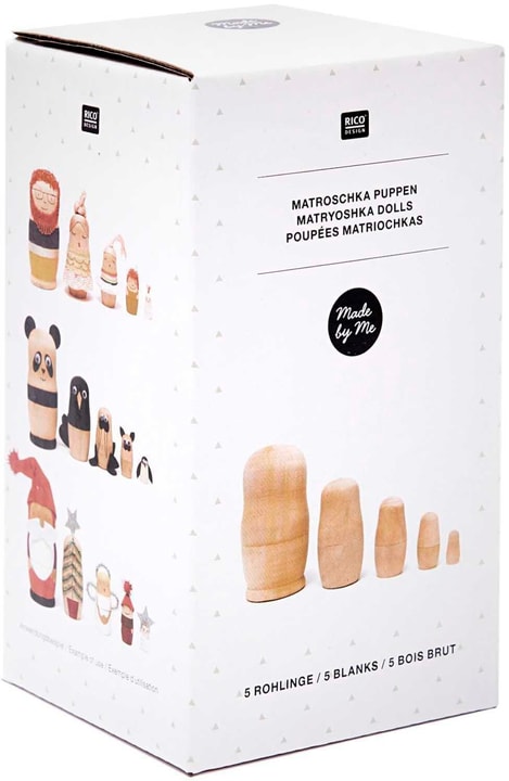 Image of Rico Design Matroschka Puppen Holzartikel