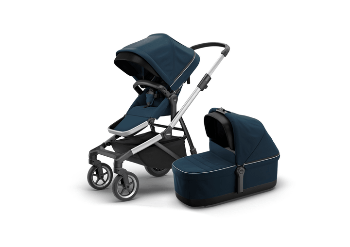 Image of Thule Kinderwagen Sleek inkl. Bassinet Kinderwagen blau