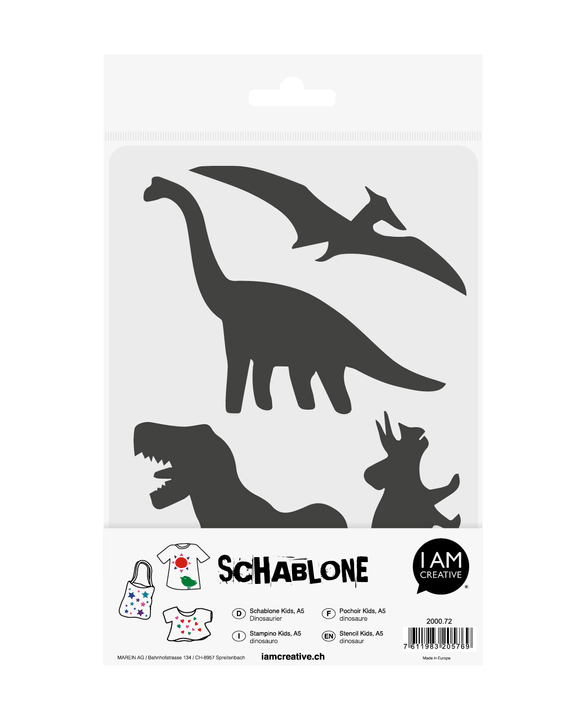 Image of Schablone Kids DIN A5, Dinosaurier bei Do it + Garden von Migros