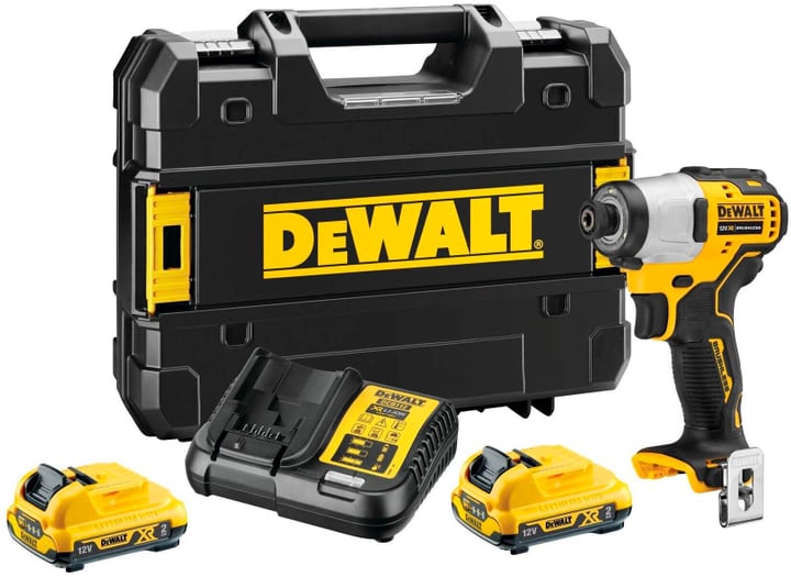 Image of DeWalt Akku-Schlagschrauber 12 V 1/4, 2x 2 Ah Akku, Kit Schlagschrauber