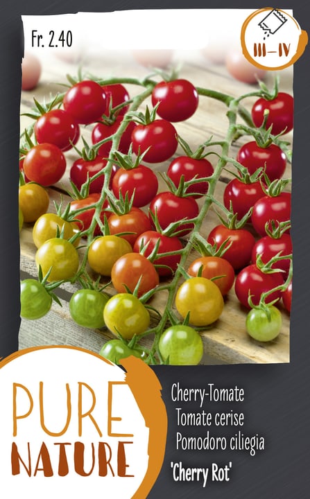 Image of Cherry-Tomate 'Cherry Rot' 0.1g Gemüsesamen bei Do it + Garden von Migros