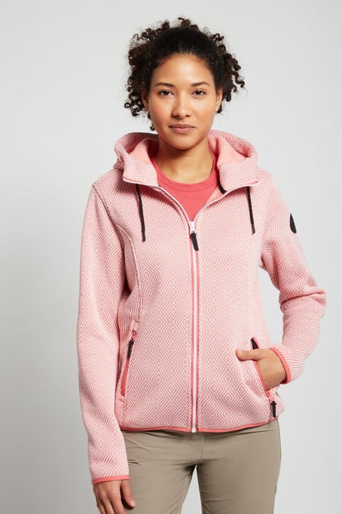 Image of Trevolution Adrian Fleecejacke pink