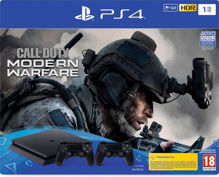 Sony PlayStation 4 1TB inkl. Call of Duty: Modern Warfare + 1 Dualshock Controller Konsole PlayStation 4 1TB inkl. Call of Duty: Modern Warfare + 1 Dualshock Controller Konsole Sony 785444900000 Bild Nr. 1