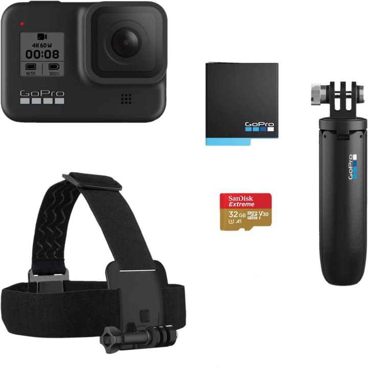GoPro Hero 8 black Holiday Kit Actioncam Hero 8 black Holiday Kit Actioncam GoPro 793834300000 Photo no. 1