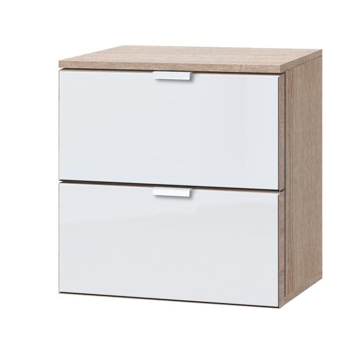 ORSON Commode ORSON Commode 404479200000 Dimensions L: 40.0 cm x P: 42.0 cm x H: 42.0 cm Couleur Verre blanc satiné Photo no. 1
