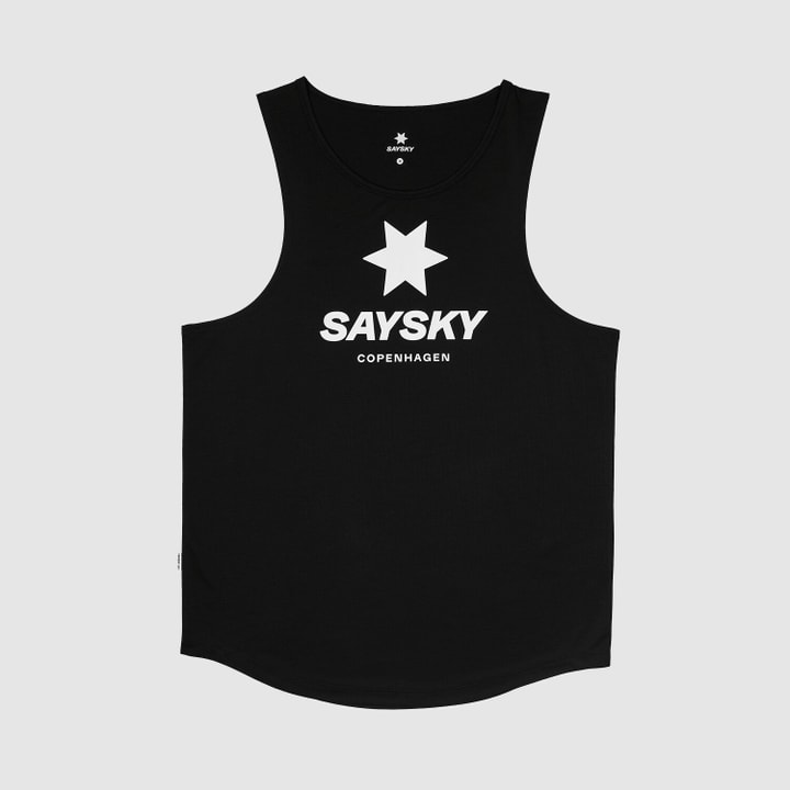 Image of Saysky Logo Combat Lauftop schwarz