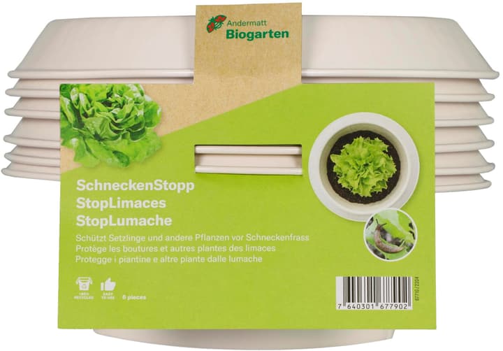 Image of Andermatt Biogarten SchneckenStopp FE, 6 Stück, Elfenbein Schneckenbekämpfung
