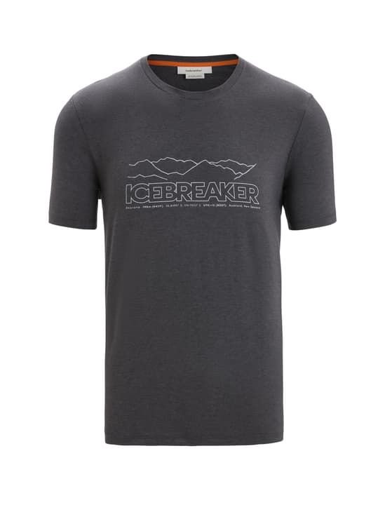 Image of Icebreaker Merino Central Classic SS Tee Icebreaker Story Kurzarmshirt grau