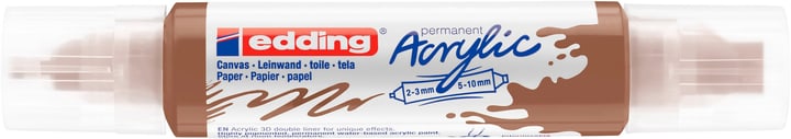 Image of edding Acrylmarker 5400, double liner, haselnuss bei Do it + Garden von Migros