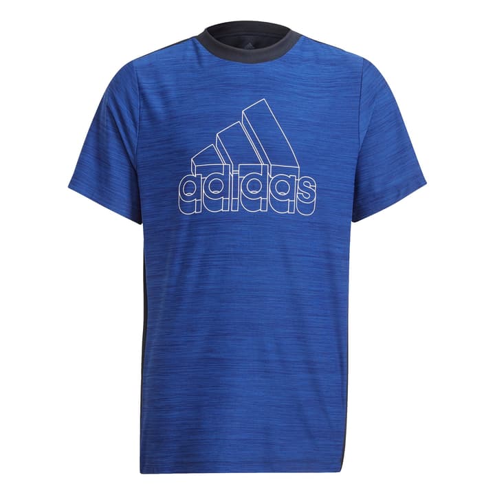 Image of Adidas Aeroready Heather T-Shirt Fitnessshirt blau