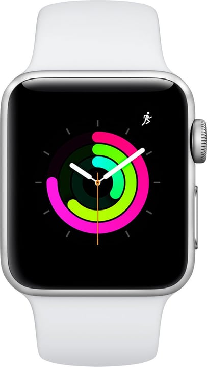 Apple Watch Series 3 GPS 38mm Silver Aluminium Case White Sport Band Smartwatch Watch Series 3 GPS 38mm Silver Aluminium Case White Sport Band Smartwatch Apple 785300139126 N. figura 1