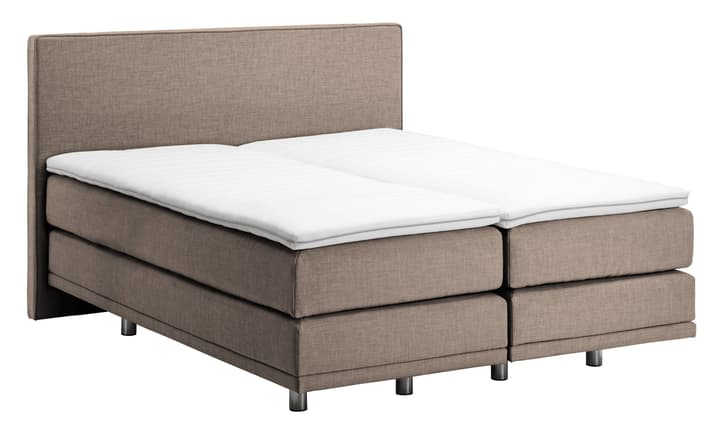 NAVIER Lit Boxspring NAVIER Lit Boxspring 403486600000 Couleur Pierre Dimensions L: 160.0 cm x P: 200.0 cm Photo no. 1