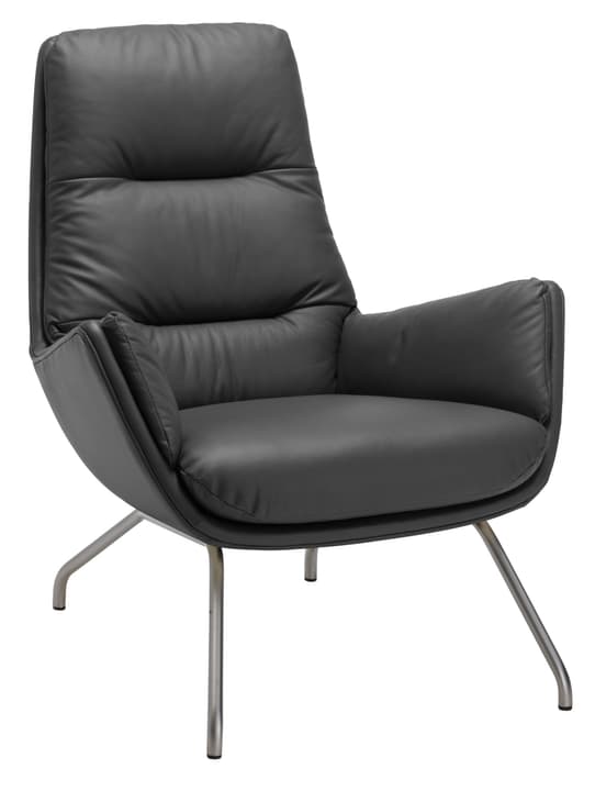 ANDRES Fauteuil ANDRES Fauteuil 402452607020 Dimensions L: 83.0 cm x P: 87.0 cm x H: 96.0 cm Couleur Noir Photo no. 1