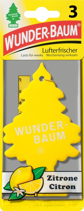 Image of WUNDER-BAUM Zitrone 3er Set Lufterfrischer bei Do it + Garden von Migros