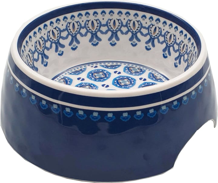 TarHong Bol en mélamine Moroccan Indigo Gamelle pour chien unique