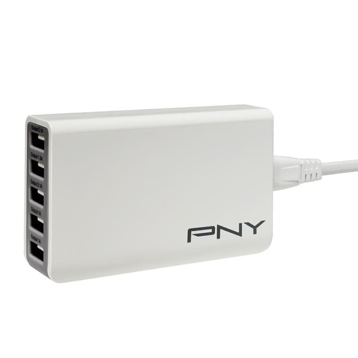 PNY Technologies Multi USB Charger 5 Ports USB Chargeur blanc Chargeur Multi USB Charger 5 Ports USB Chargeur blanc Chargeur PNY Technologies 798201400000 Photo no. 1