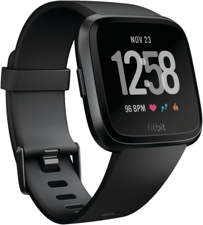 Fitbit Versa - Black / Black Aluminum Smartwatch Versa - Black / Black Aluminum Smartwatch Fitbit 798432800000 Bild Nr. 1