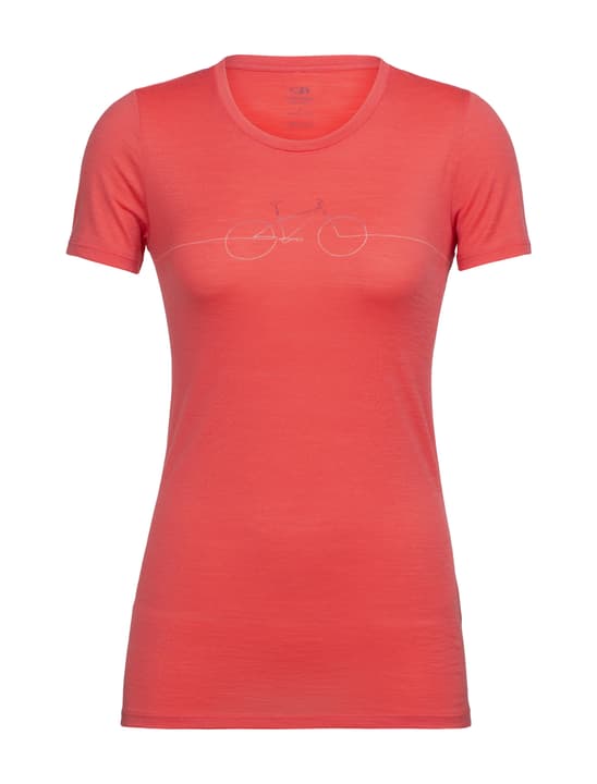 Icebreaker Cadence T-shirt à manches courtes pour femme Cadence T-shirt à manches courtes pour femme Icebreaker 462783800457 Couleur corail Taille M Photo no. 1
