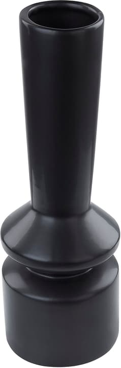 Image of Beliani Blumenvase Keramik schwarz 30 cm PEANIA Vase