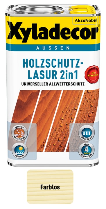 Image of XYLADECOR Holzschutzlasur Farblos 2.5 l