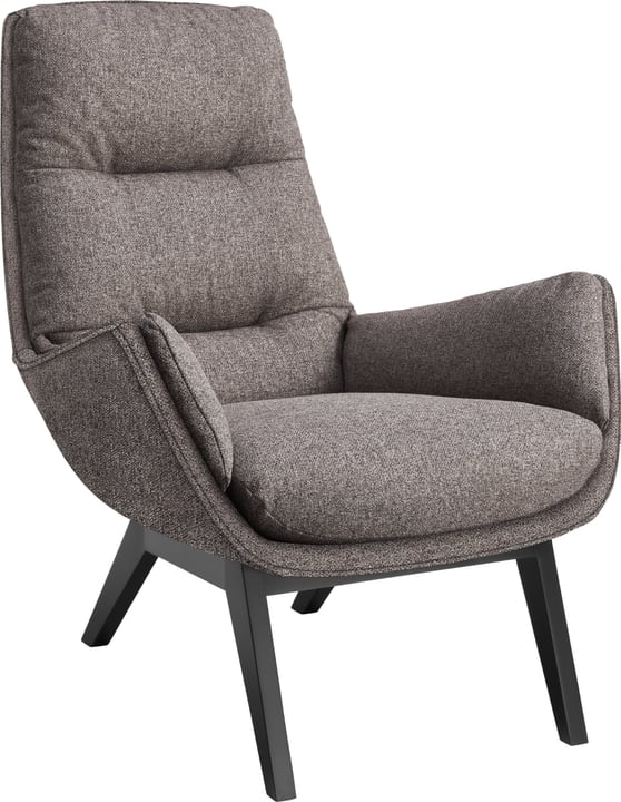 ANDRES Sessel ANDRES Sessel 402473407084 Grösse B: 83.0 cm x T: 94.0 cm x H: 97.0 cm Farbe Anthrazit Bild Nr. 1