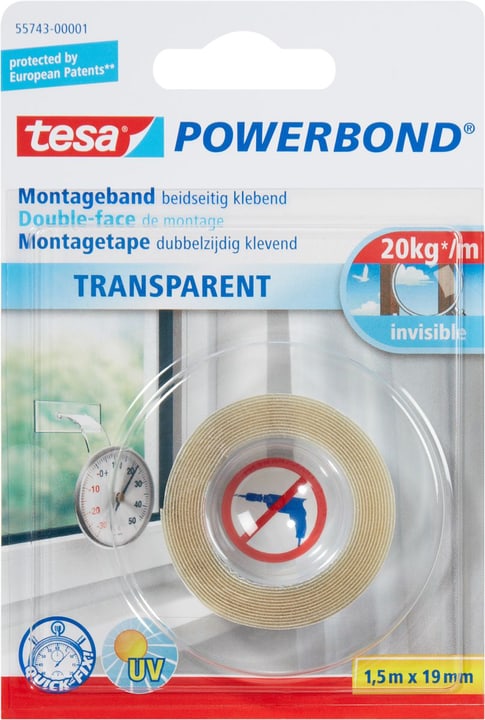 Image of Tesa Montageband transparent Montagekleber