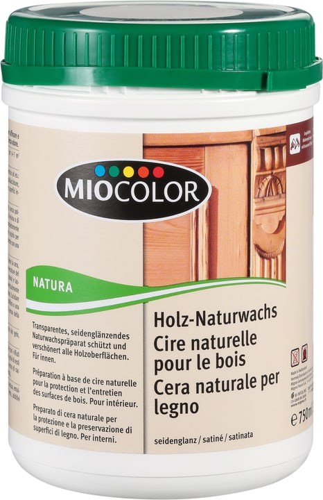 Image of Miocolor Holz-Naturwachs Weiss 750 ml Holzöle + Holzwachse