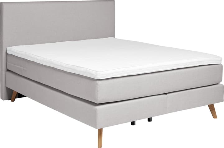 HASENA PRONTO Boxspringbett PRONTO Boxspringbett HASENA 403544300000 Grösse B: 160.0 cm x T: 200.0 cm Farbe Grau Bild Nr. 1
