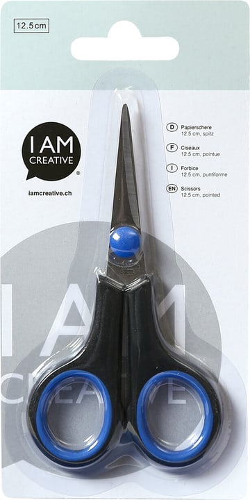 Image of I AM CREATIVE Papierschere, Spitz, 12.5 cm Schere