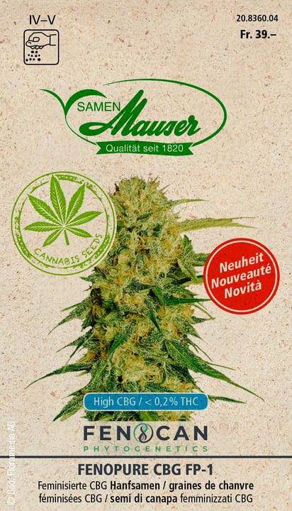 Image of Samen Mauser Cannabis Fenopure (FP 1) Kräutersamen