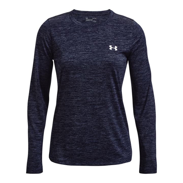 Image of Under Armour W Tech LS Crew Twist Fitnessshirt dunkelblau