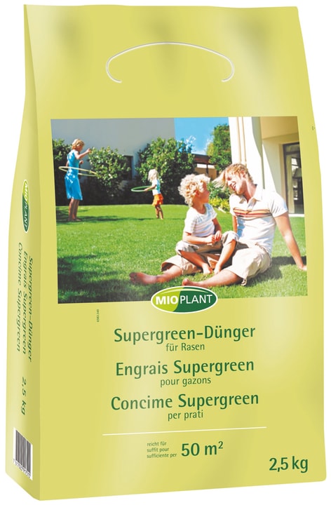 Image of Mioplant Supergreen-Dünger, 2.5 kg Rasendünger bei Do it + Garden von Migros