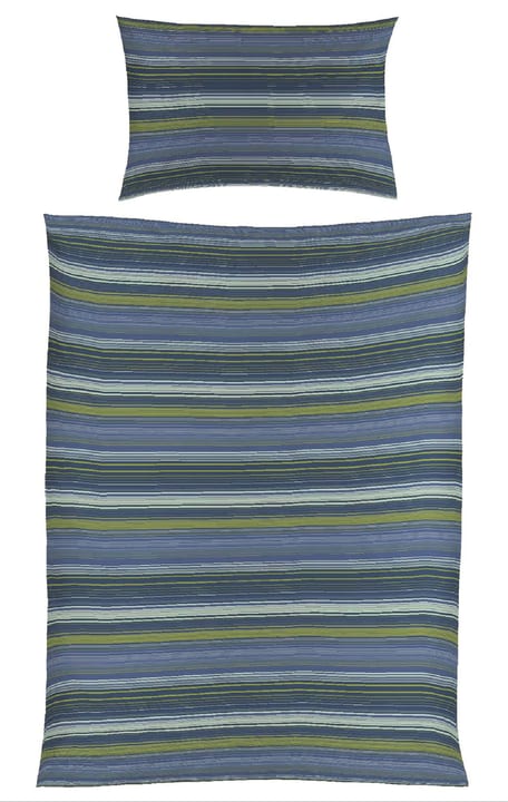 KAY Garnitura da letto in raso KAY Garnitura da letto in raso 451249014440 Colore Blu Dimensioni L: 160.0 cm x A: 210.0 cm N. figura 1