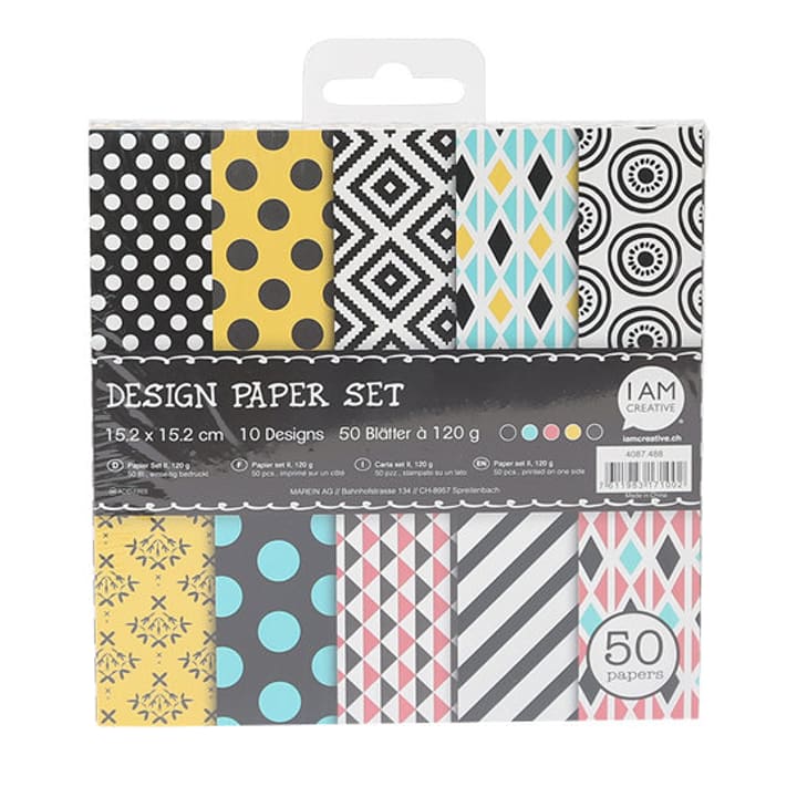 Image of I AM CREATIVE Paper Set II,15.2X15.2CM, 50 Blatt bei Do it + Garden von Migros