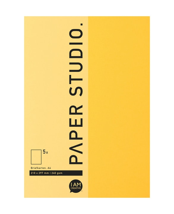 Lettera Cartone A4,5P.Giallo