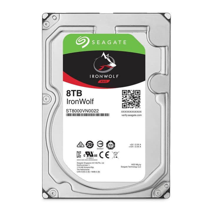 Seagate IronWolf 8TB interne Festplatte SATA 3.5" IronWolf 8TB interne Festplatte SATA 3.5" Seagate 785300126751 Bild Nr. 1